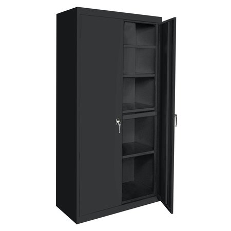 Steel Cabinets Usa 24 ga. Steel Storage Cabinet, 30" W, 72" H AAH-30RB-B